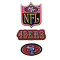 San Francisco 49ers Embroidered Iron on Patches
