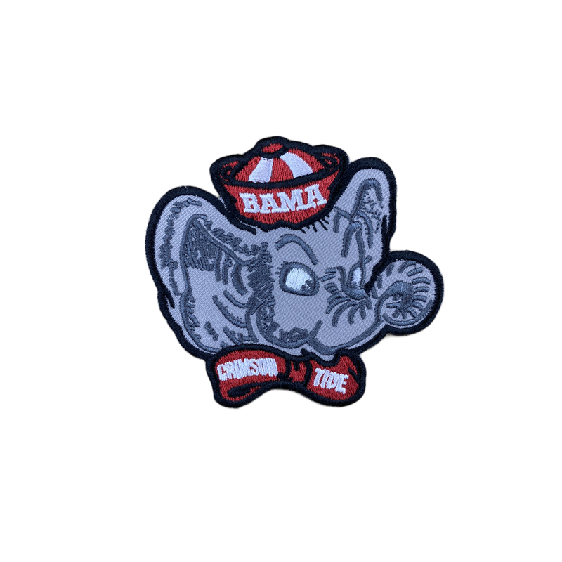 Alabama Crimson Tide Embroidered Iron on Patches