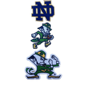 University of Notre Dame Embroidered Iron on Patches