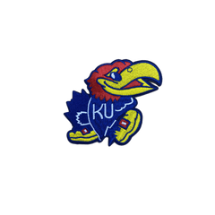 Kansas Jayhawks Embroidered Iron on Patch