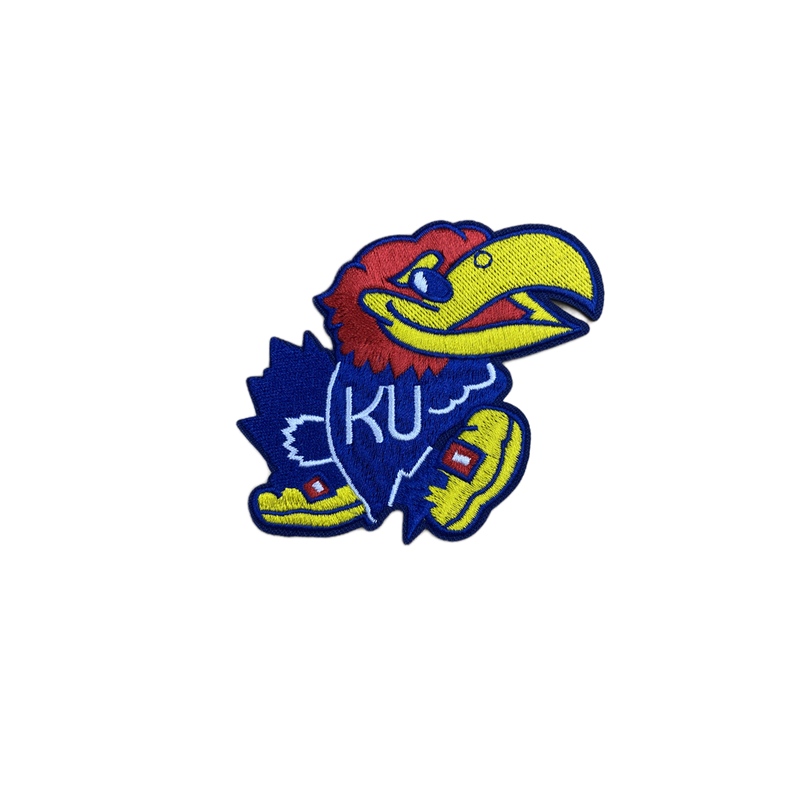 Kansas Jayhawks Embroidered Iron on Patch