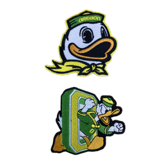 University of Oregon Embroidered Iron on Patches