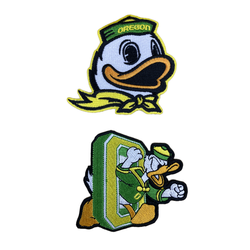 University of Oregon Embroidered Iron on Patches