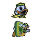 University of Oregon Embroidered Iron on Patches