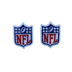 (2) Small NFL Logo Embroidered Iron on Patches