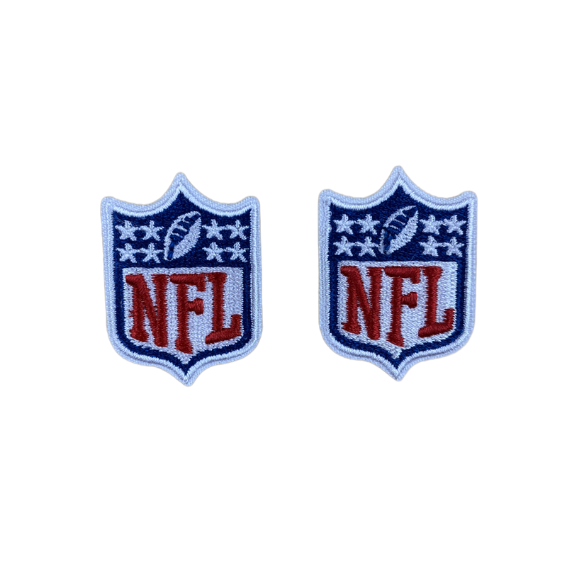(2) Small NFL Logo Embroidered Iron on Patches