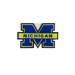 University of Michigan Embroidered Iron on Patch