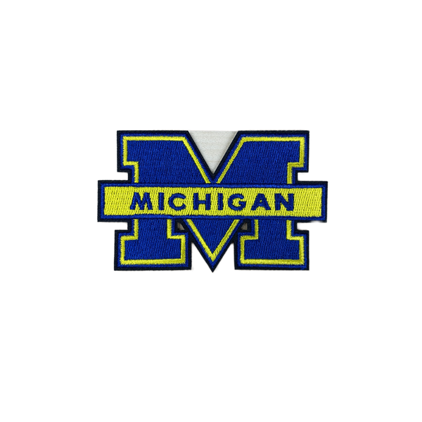 University of Michigan Embroidered Iron on Patch