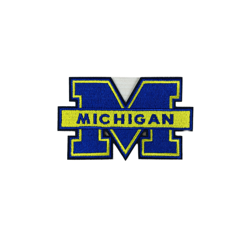 University of Michigan Embroidered Iron on Patch