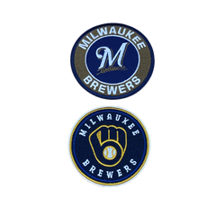 Milwaukee Brewers Embroidered Iron on Patches