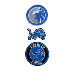 Detroit Lions Embroidered Iron On Patches