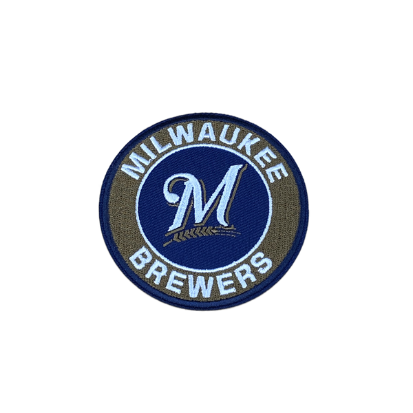 Milwaukee Brewers Embroidered Iron on Patches