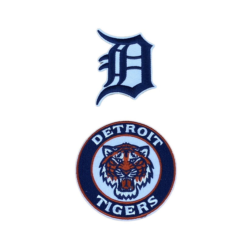 Detroit Tiger Embroidered Iron On Patches