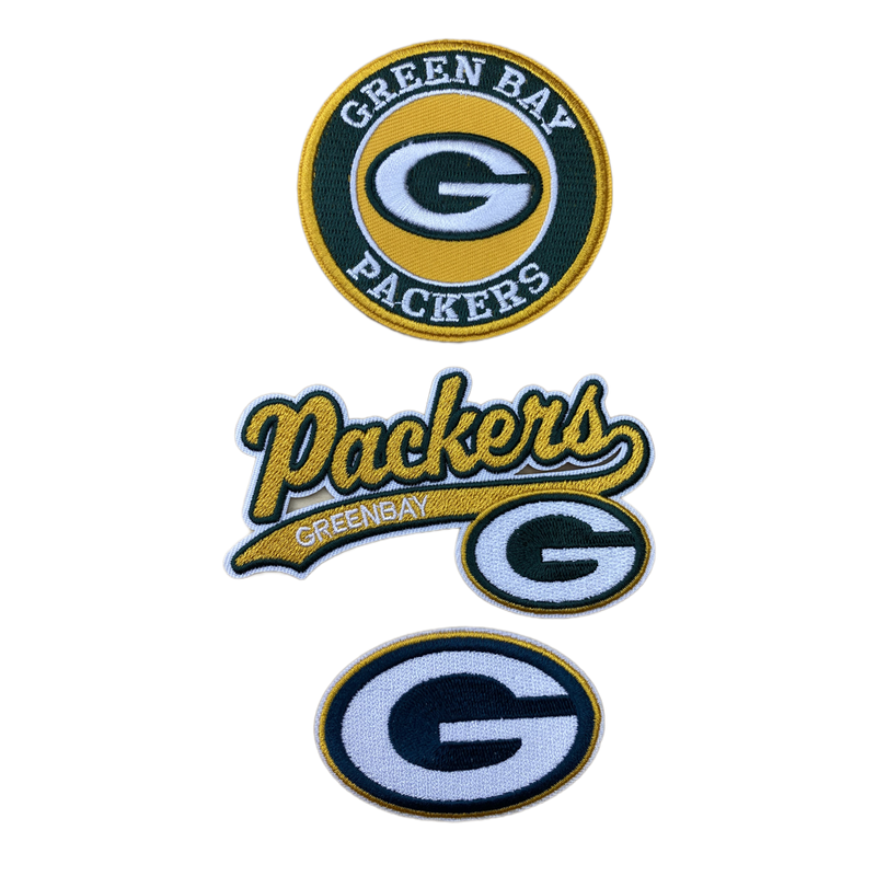 Green Bay Packers Embroidered Iron on Patches