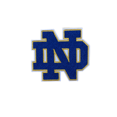 University of Notre Dame Embroidered Iron on Patches