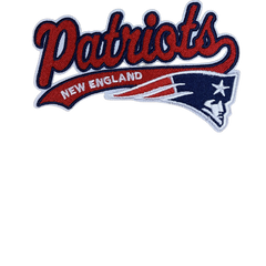 New England Patriots Embroidered Iron On Patches