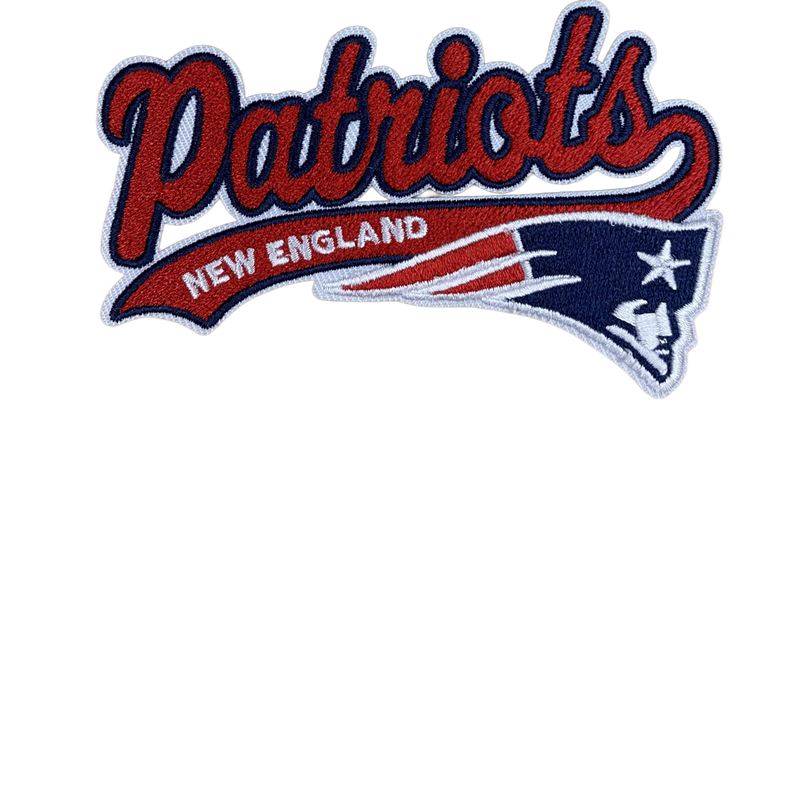 New England Patriots Embroidered Iron On Patches