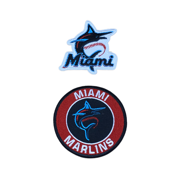 Florida Marlins Embroidered Iron on Patches