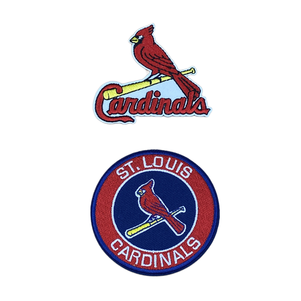 Cardinal Patch St. Louis Cardinals Embroidered Iron on Patches – Boogie Patches