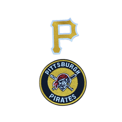 Pittsburgh Pirates Embroidered Iron on Patches