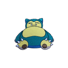 Snorlax Pokemon Embroidered Iron on Patch