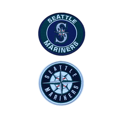Seattle Mariners Embroidered Iron on Patches