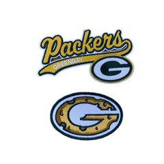 Green Bay Packers Embroidered Iron on Patches