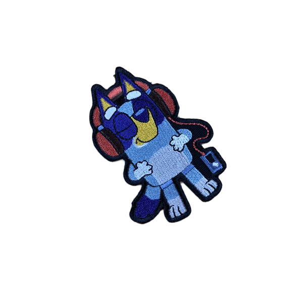Bluey Embroidered Iron on Patch