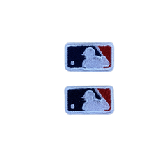 (2) Small MLB Logo Patches